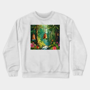 Christmas Bells , Ornaments and Holly Crewneck Sweatshirt